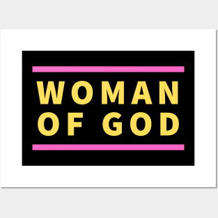 Woman Of God | Christian Typography Posters and Art